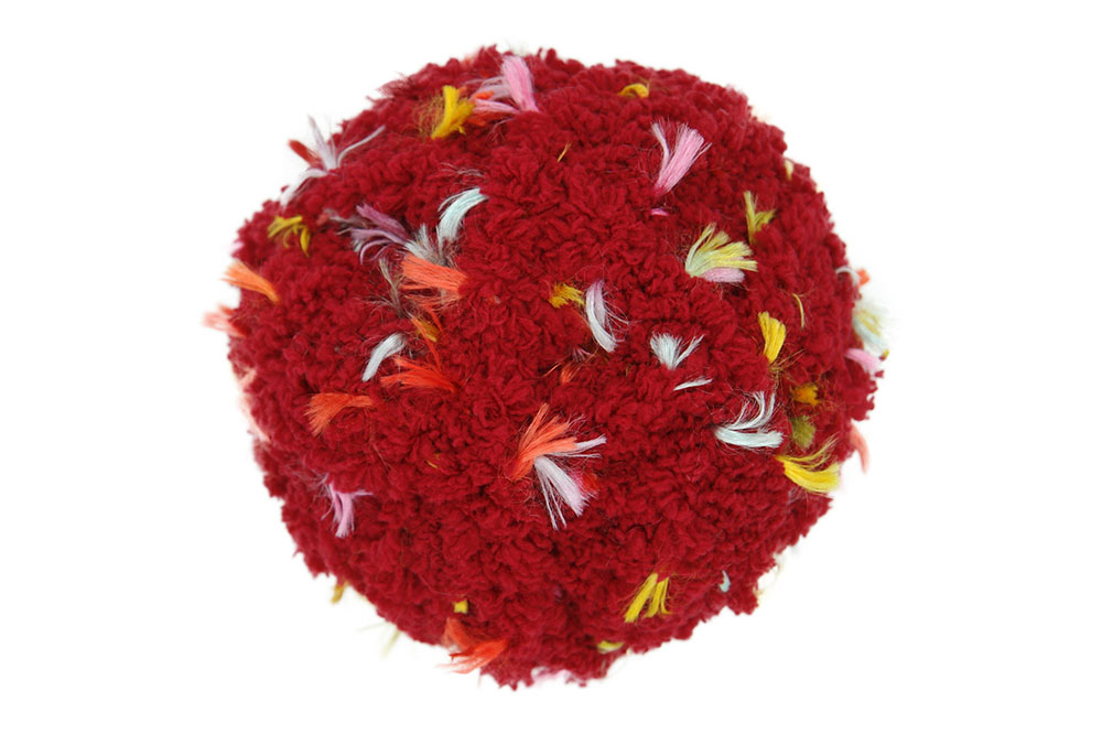 CK176-polyester yarn&feather yarn&melange yarn