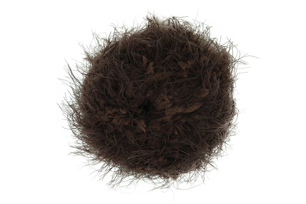 CK228-nylon yarn&feather yarn