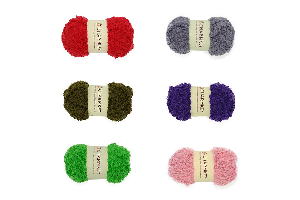 CK547-polyester yarn&feather yarn&fluffy yarn