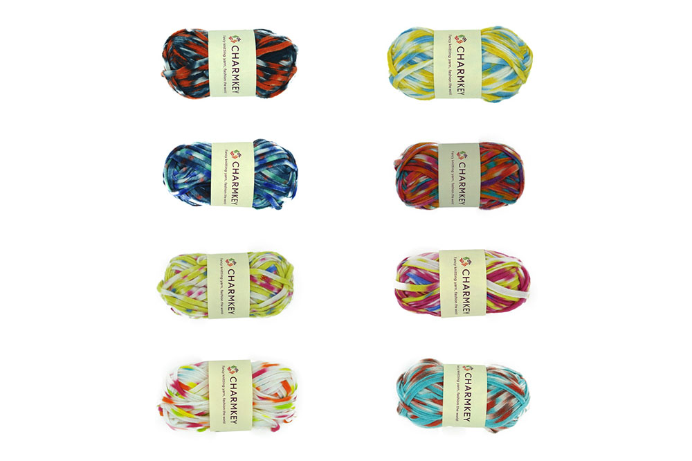 CK452-tape ribbon yarn