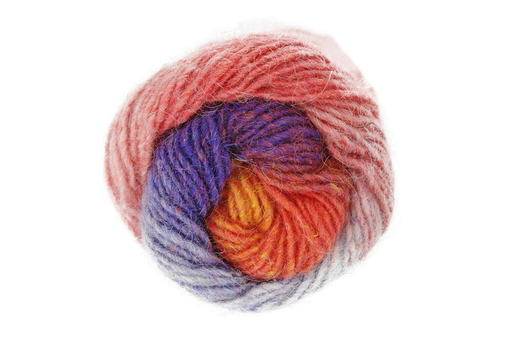 CK811-mohair wool blended yarn&Rainbow color yarn