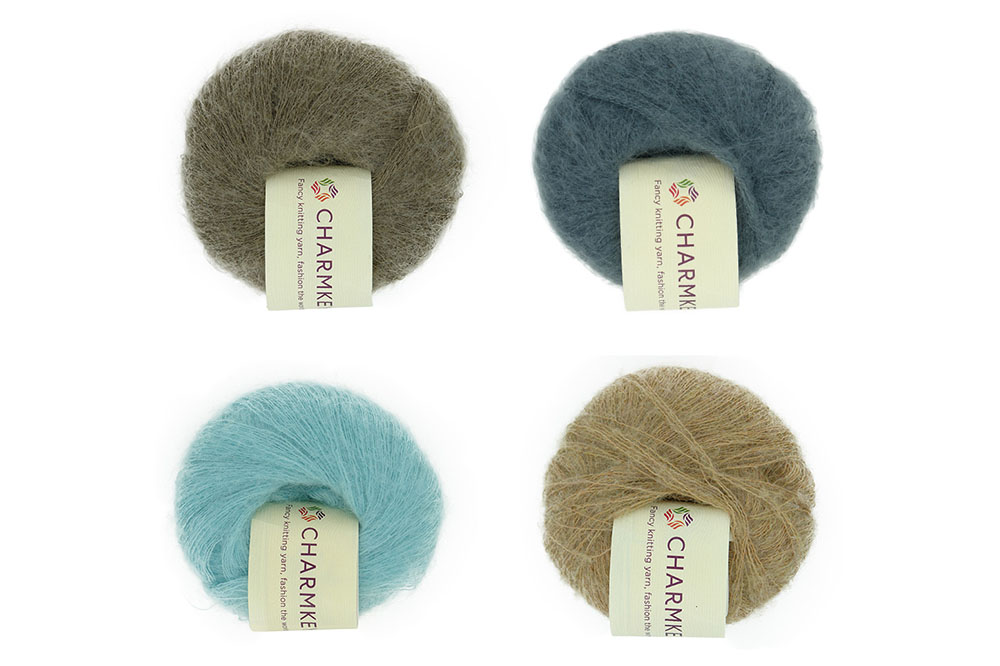CK818-Mohair Yarn&nylon acrylic blended yarn