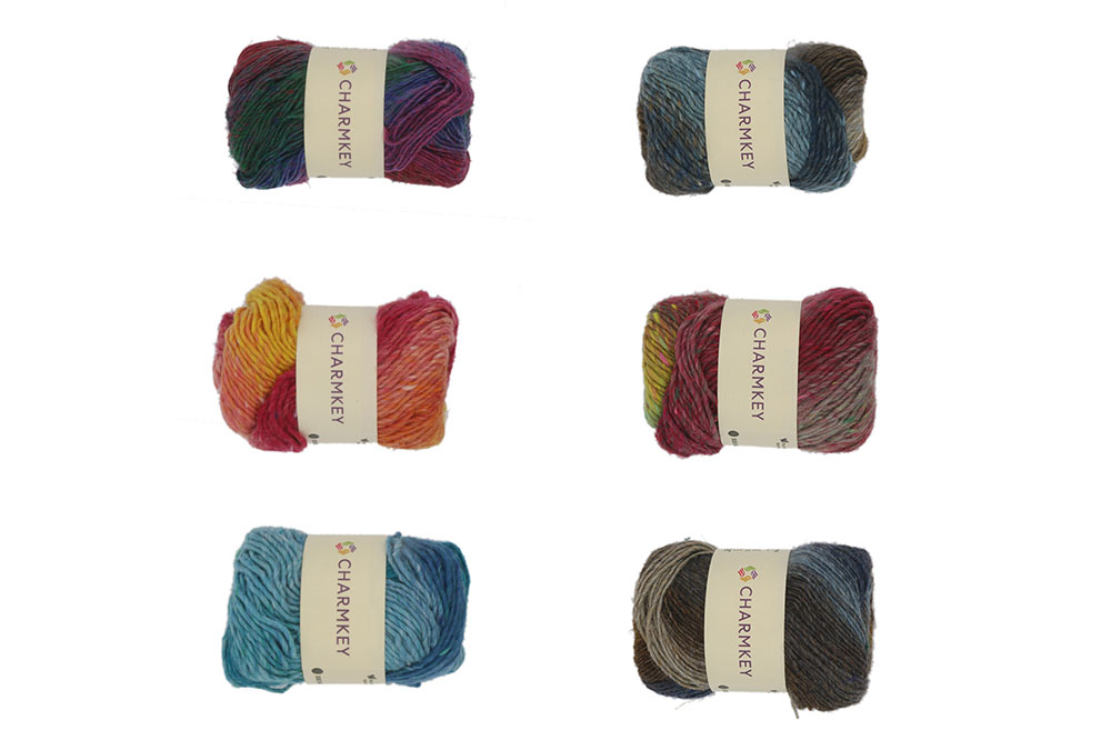 CK716-Rainbow color yarn&Colorful Melange Yarn