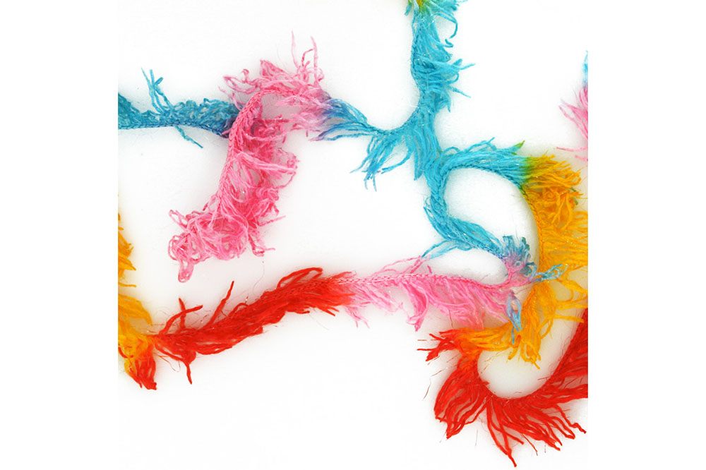 CK767-97% microfiber 3% metallic yarn