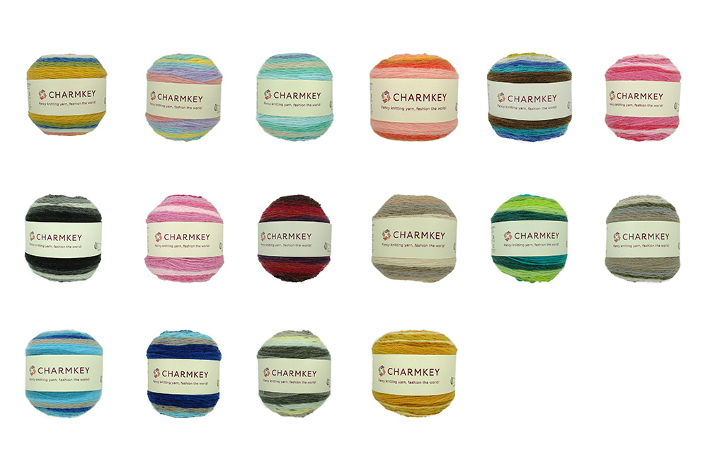 CK898-Colorful melange yarn & cake yarn