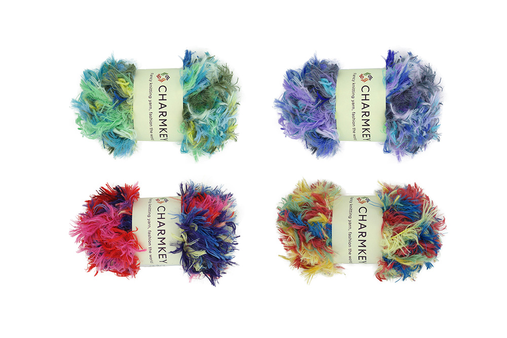 CK907-soft feather eyelash yarn
