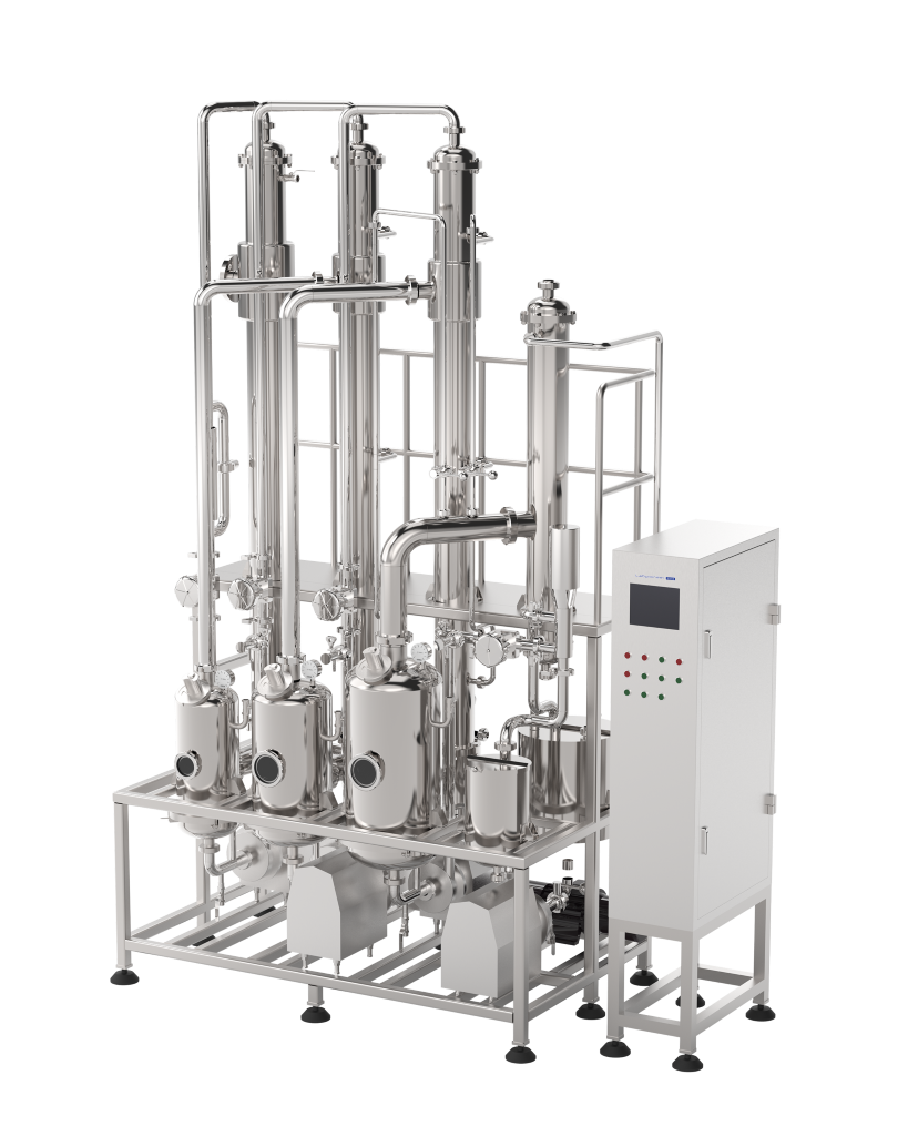 TW-TEC50 three-effect falling film concentrating evaporator