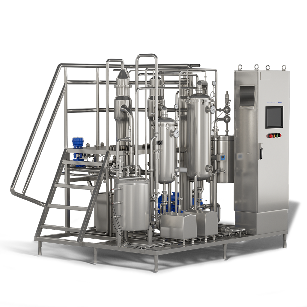 TW-DEC 35 double effect falling film concentrating evaporator