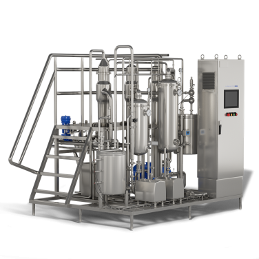 TW-DEC 35 double effect falling film concentrating evaporator