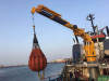 1t@19M Offshore Folding Telescopic Marine Crane was delivered to Dubai.