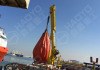 1t-30m telescopic crane loading test