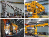 1t@18m Hydraulic Folding Telescopic Boom Offshore Marine Crane Finished