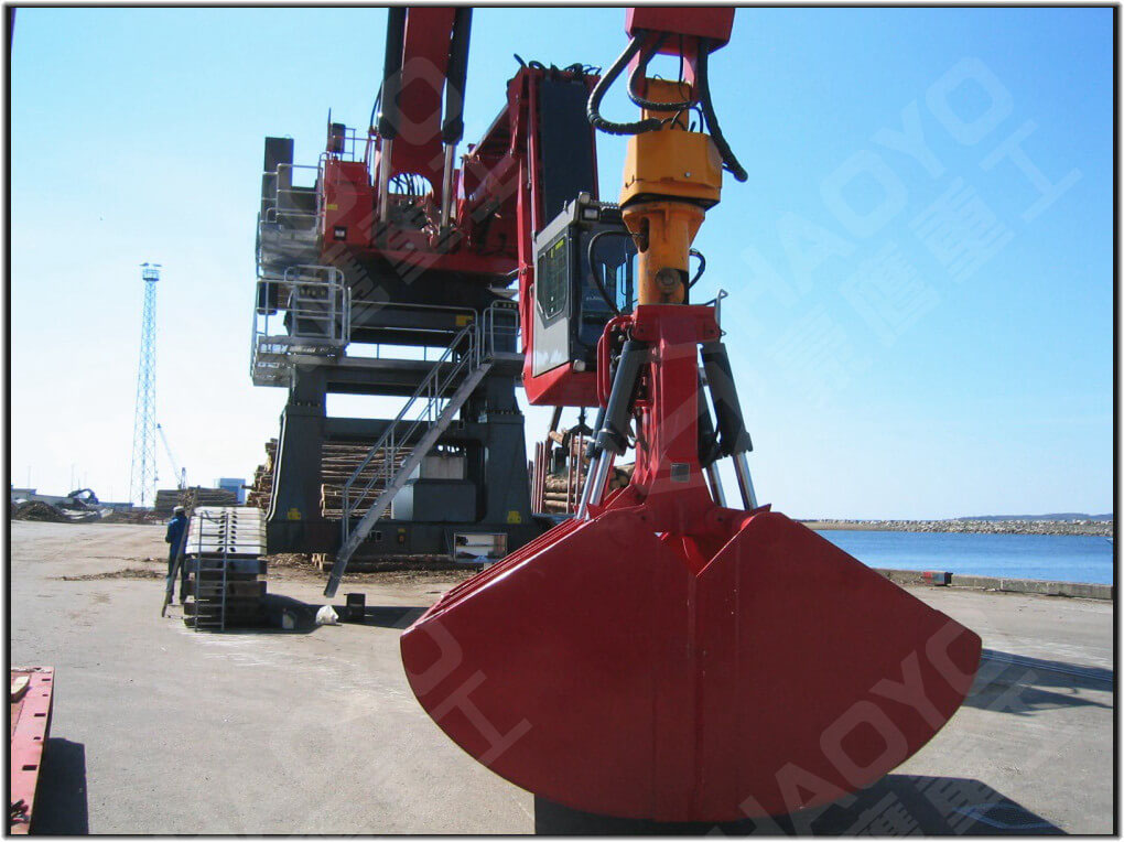 EXCAVATOR HYDRAULIC CLAMSHELL GRAB