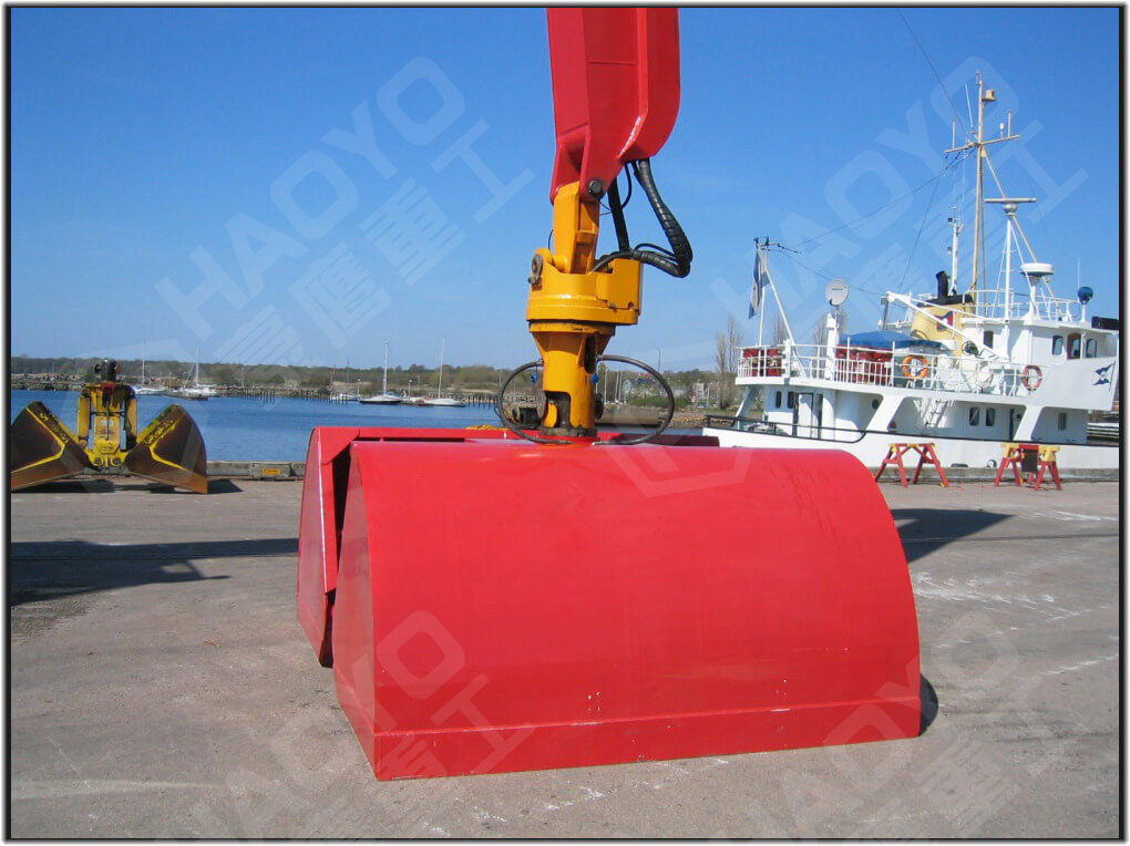 EXCAVATOR HYDRAULIC CLAMSHELL GRAB