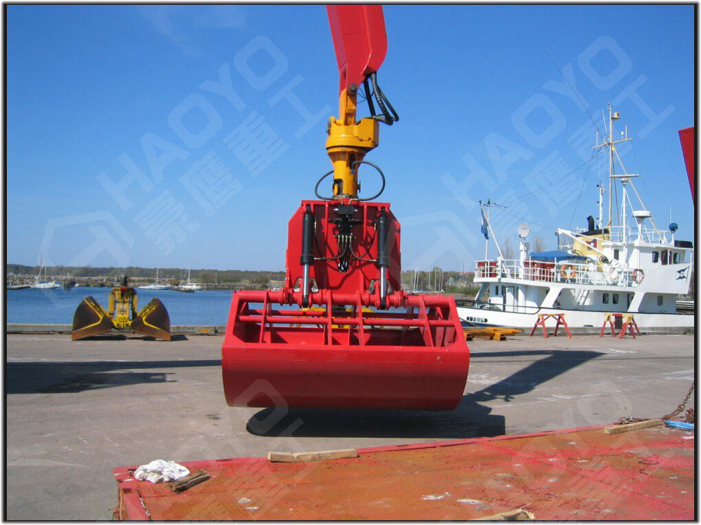 EXCAVATOR HYDRAULIC CLAMSHELL GRAB