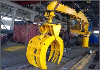 FIXED TYPE MATERIAL HANDLER CRANE