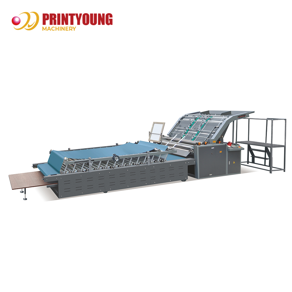 Máquina de laminado de flauta de caja de cartón de hoja corrugada multicapa de alta eficiencia semiautomática PRY-1100B