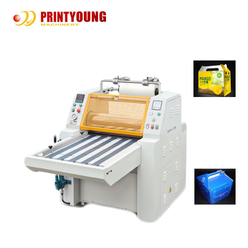 Máquina laminadora de alta velocidad térmica de rollo hidráulico manual YDFM-920 Bopp para libros de papel, revistas, carteles y tarjetas postales