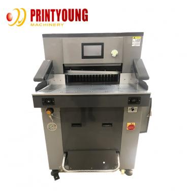 FN-H520T V7 Automatic Hydraulic Guillotine toilet paper roll Cutting machine for paper  pizza Eyelash box and paper board