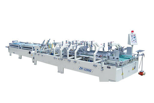 ZH-1200G Plieuse Gluer avec dossier pré-plié à   verrouillage automatique