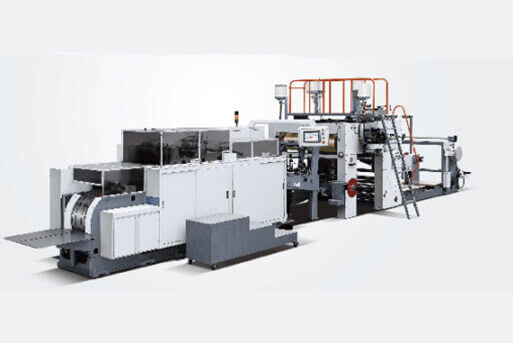 PRY-QFB1421 Machine à sacs en papier à fond carré, entièrement automatique avec poignée plate