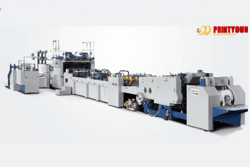 Machine de fabrication de sacs en papier entièrement automatique RY1260S-450