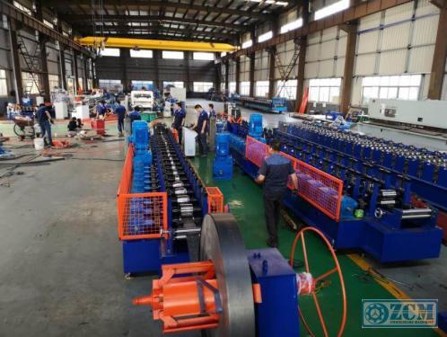 A shape and L shape roll forming machine with welding line