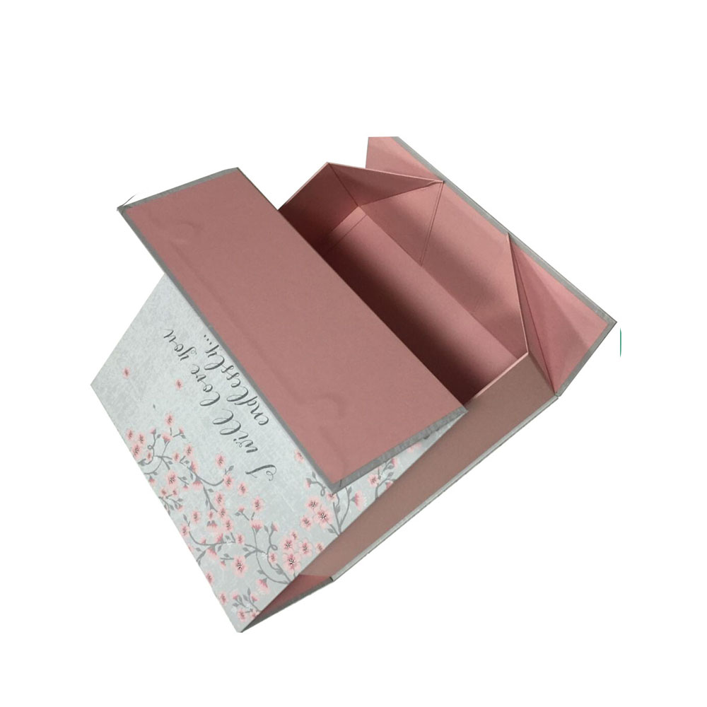 Luxury Rigid paper birthday gift packaging with Ribbon