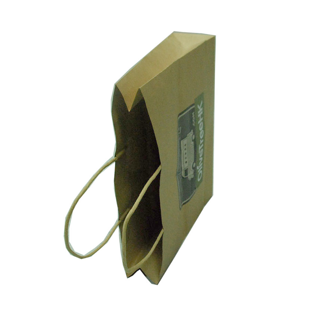 Kraft paper gift bags with paper handles