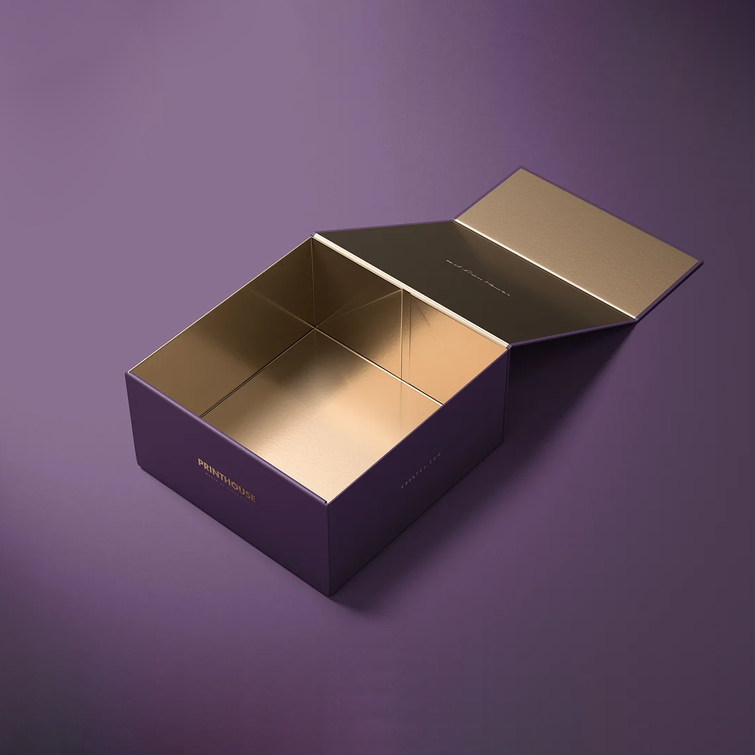 Luxury magnetic gift packaging box for clothes