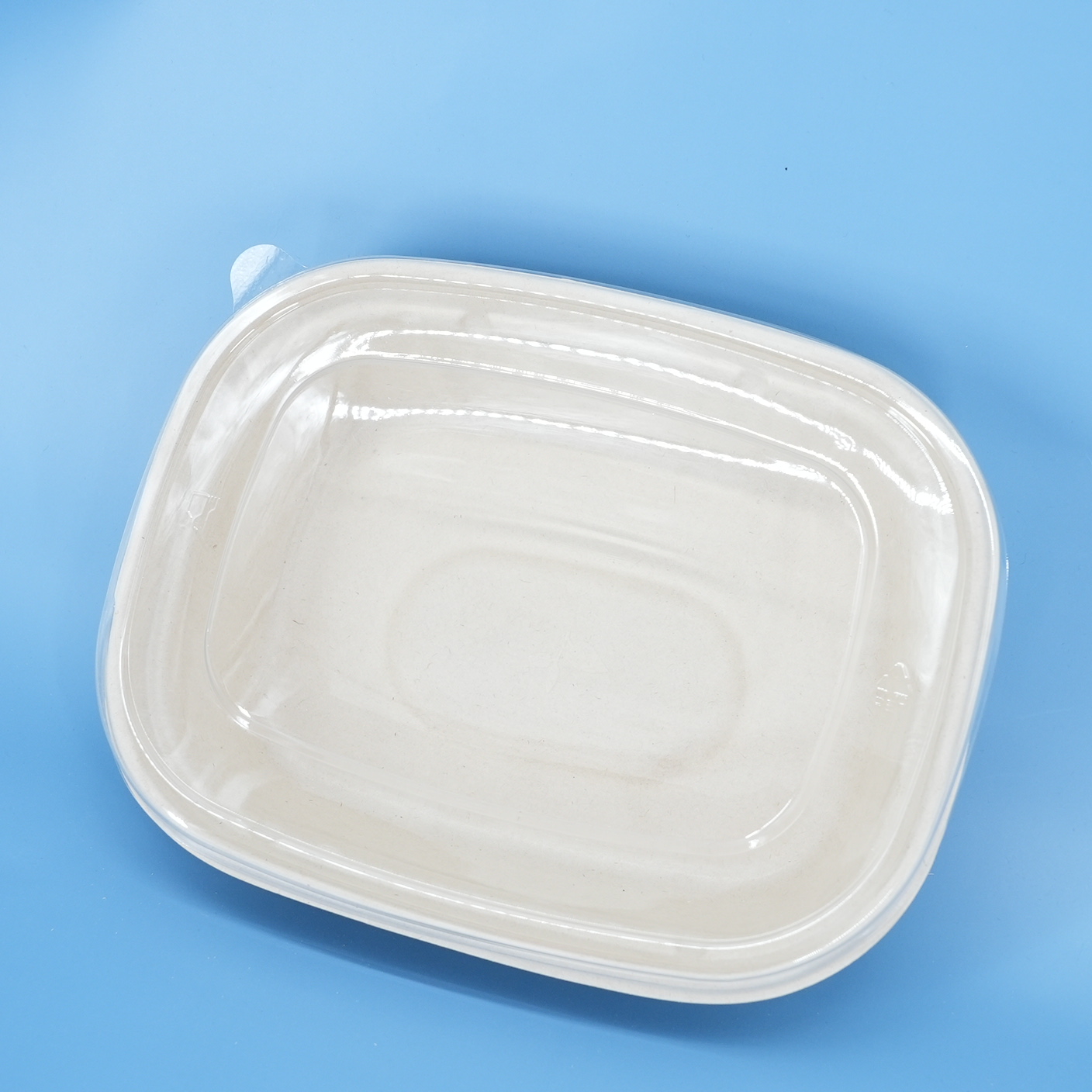 Custom Disposable Salad Paper Box Packaging Food Grade Kraft Paper Box