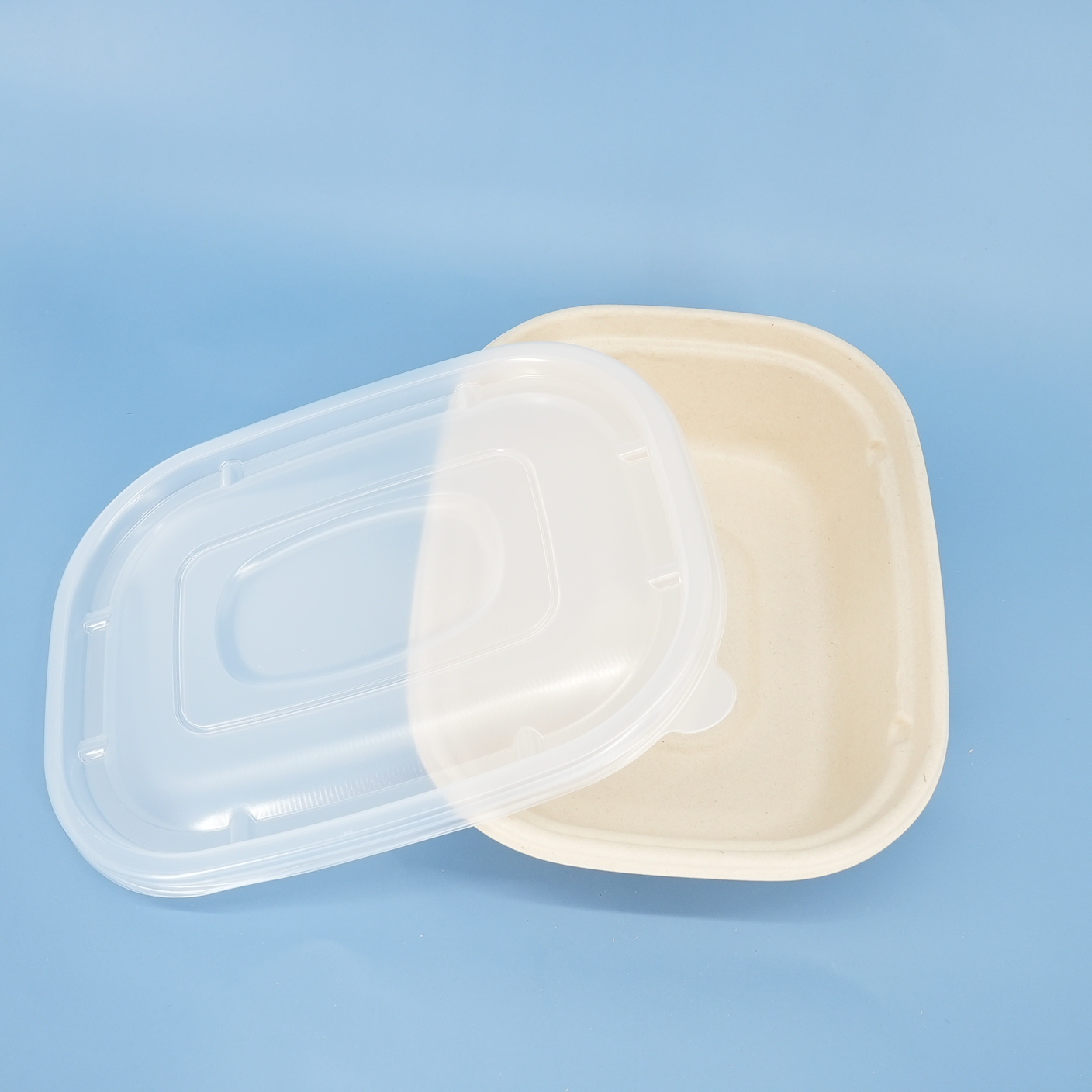 Custom Disposable Salad Paper Box Packaging Food Grade Kraft Paper Box