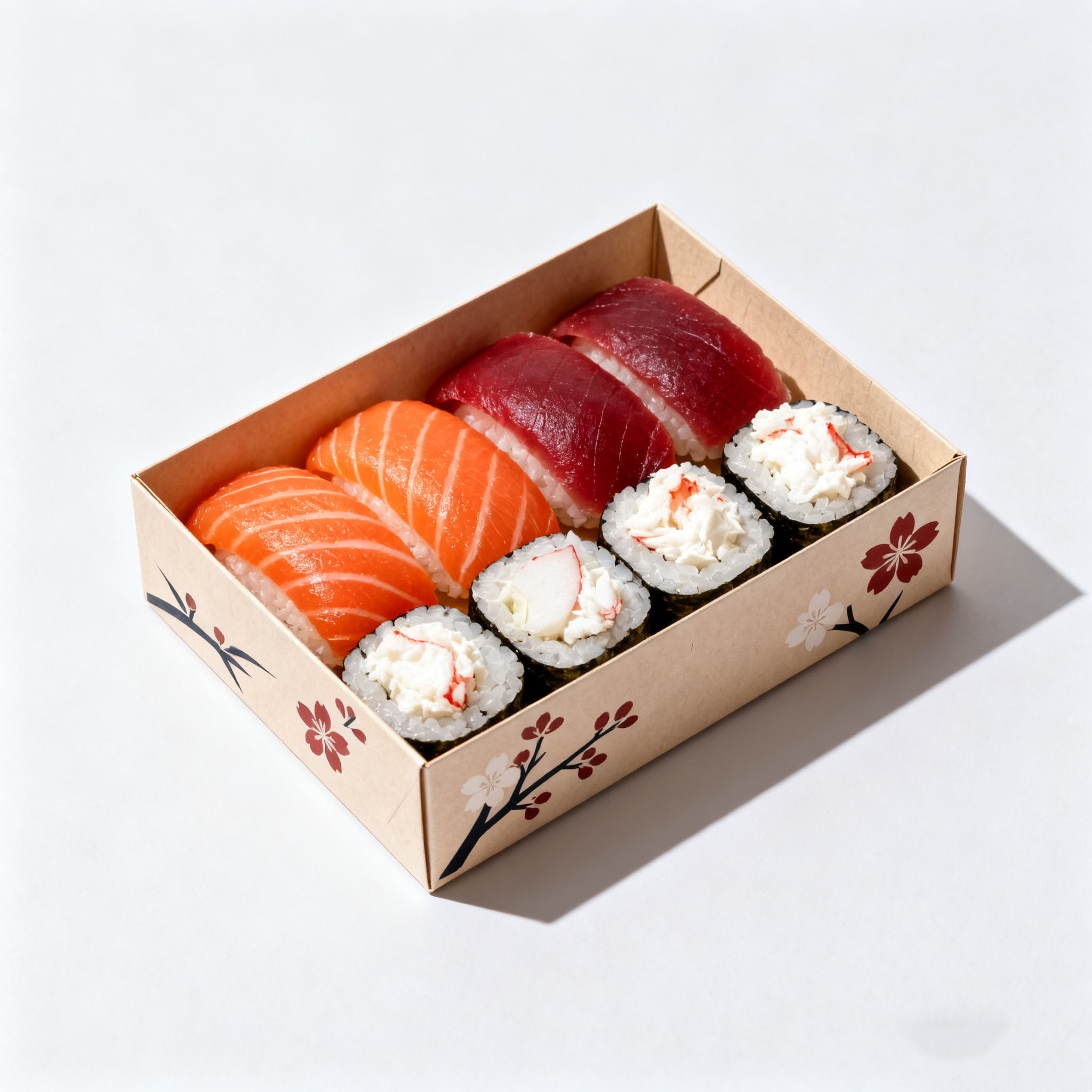 Sushi takeaway box