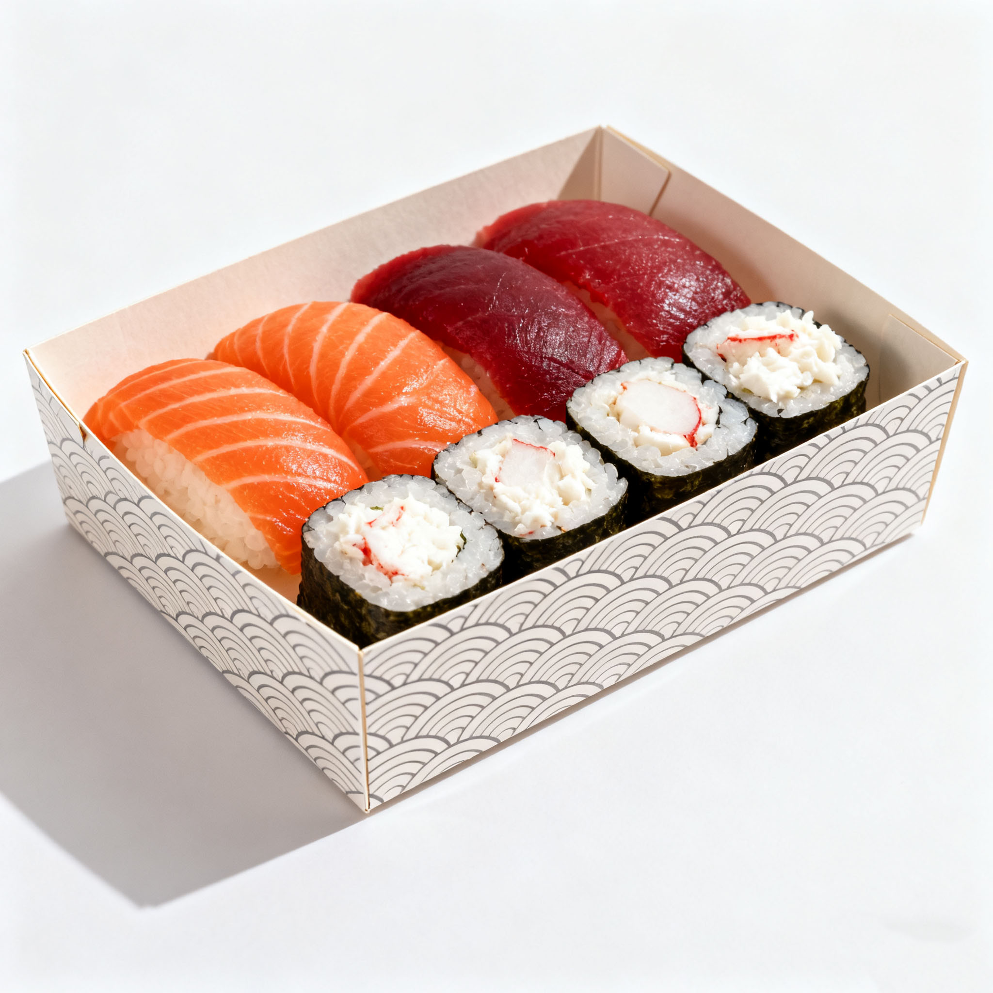 Sushi takeaway box