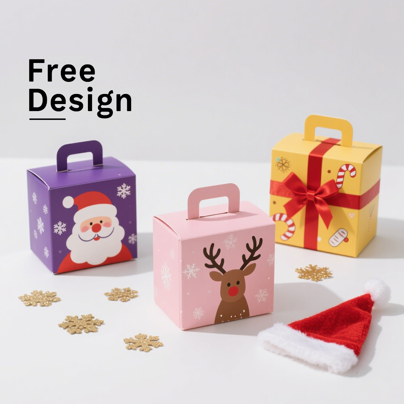 Christmas shipping box for sock