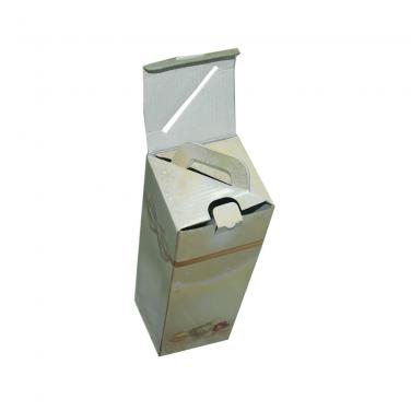 White Corrugated Packaging Paper Box One Pack For Wine Packaging