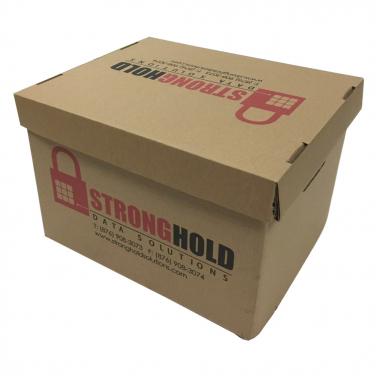 Paper archive Box with lid and logo printing