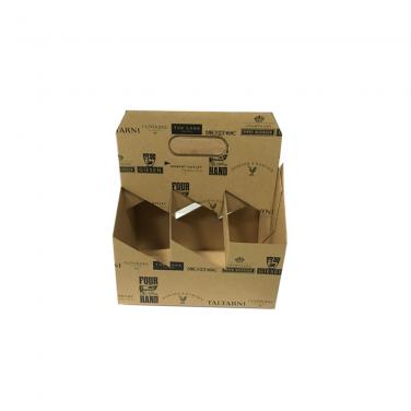 Factory Price Corrugated Cardboard Wine Carrier Box