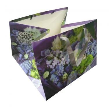 Full Color Paper Bag for Flower