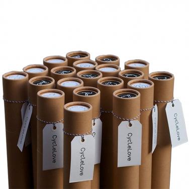 Brown recyclable custom paper tubes