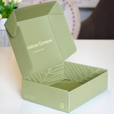Custom Green Apparel Clothing Packaging Mailer Box For Packiging