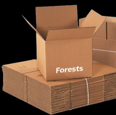 Recycled Durable Eco-Friendly Cardboard Box