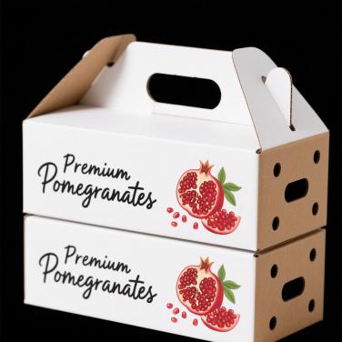 Pomegranates packaging box