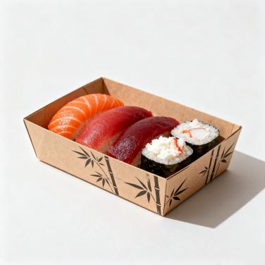 Sushi takeaway box
