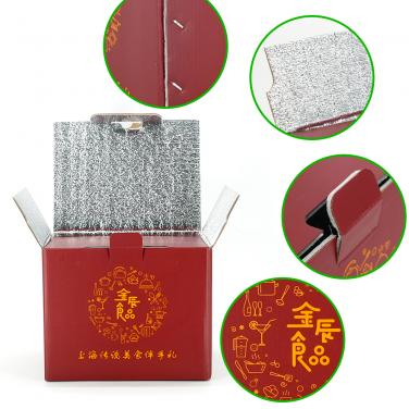 Insulated Thermal Box Aluminum Paper Box