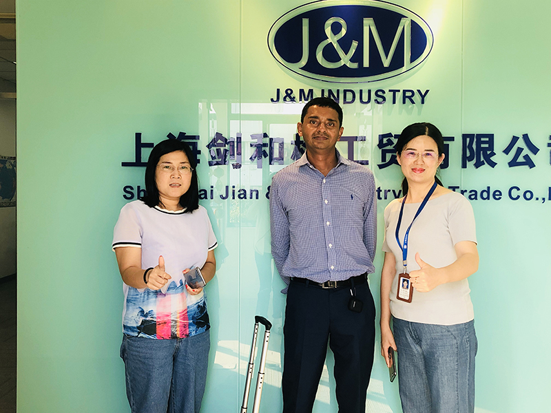 Aug. 1st  2018, One of our customers from India visits us