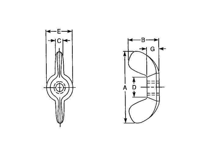 Wing Nut Type A B - ASTM B18.6.X