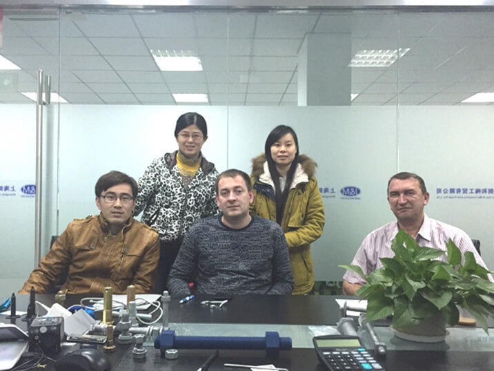 Jan. 22nd 2015, Clientes de Rusia visitaron nuestra empresa