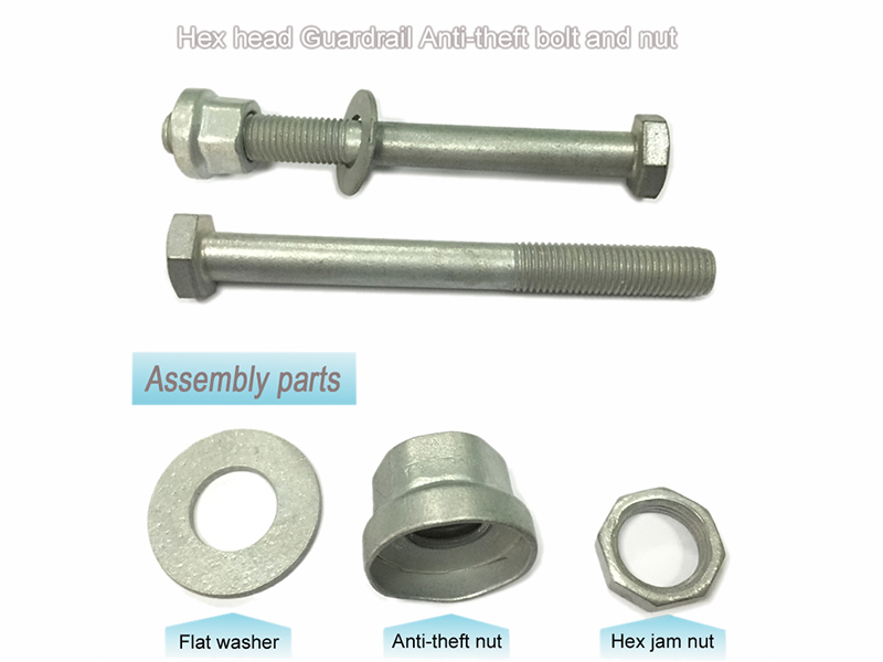 JM Hardware® Guardrail Splice Bolt&Nuts/ Guardrail Clamp Attachment Bolt