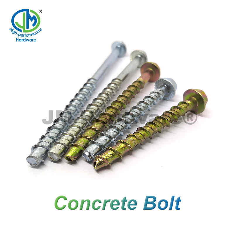 JM Hardware® Concrete Bolt/ Screw Anchor/ Confast Screw/ Masonry Screw/ Consert Screw/ Wedge Bolt